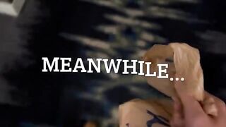 A thick pornstar with blue hair begs the delivery guy to fuck her in this steamy Casting Curvy scene