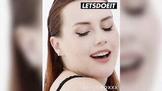 Cute ginger Charlie Red gets her pussy filled with cum