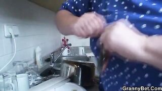 Hot old grandma sex with a young guy in HD
