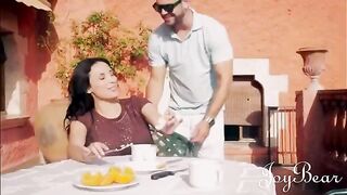 Anissa Kate enjoys sensual holiday sex with a well-endowed partner