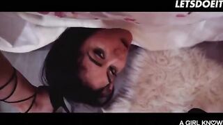 Roommates become lesbian lovers and fuck without hesitation