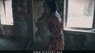 Stranger Ghost Called to Public Sex with Kisscat in an Abandoned House