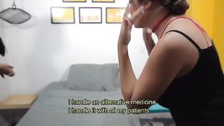 The doctor gave a passionate anal treatment to Salome Gil