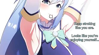 The worship of Goddess Aqua's ass is a fantastic thing!