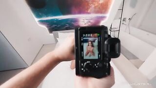 I rented a photographer's dick for my wet and tight pussy in an OnlyFans shoot