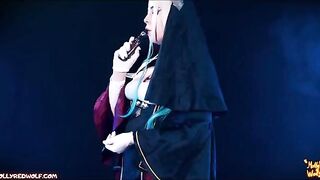 A nun punished me for my lies with a strapon fucker