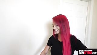 Tattooed slut Demi Rhoades gets her pussy railed hard