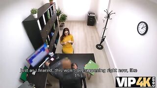 Girl needs quick cash, so she gets fucked by an agent in the office