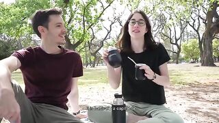 A day at the park turns into a public blowjob session