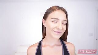 Fit and petite Ukrainian teen gets fucked during casting session