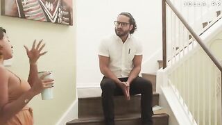 A preacher came to my door to save my soul, but things got steamy