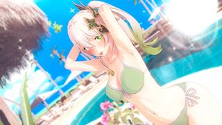 Hentai Genshin Impact with beautiful girl having sex