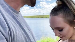 J-Mac fucked PAWG AJ Applegate with his huge dick outdoors