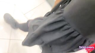 You can fuck anywhere, no need to be at home, watch this