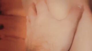 My wife with big tits fucks me and gives me a blowjob