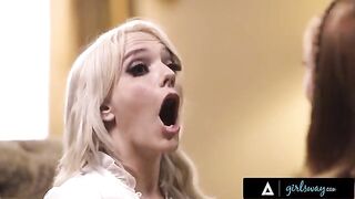 Kenna James passionately fucked by lucky charm Madi Collins after the worst day