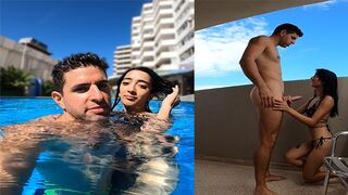 Argentinian slut caught at pool and fucked hard