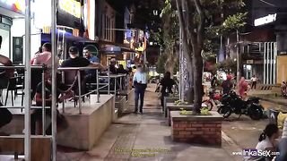 Spying Sara Blonde in Colombian disco, the hottest scene ever