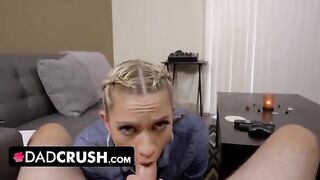 Blonde stepdaughter Khloe Kapri gets fucked by her stepdad