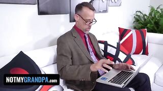 Cute ginger teen Madi Collins gets fucked by pervert stepdad