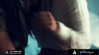 The nun’s passionate scissoring was so hot, it could be seen from afar