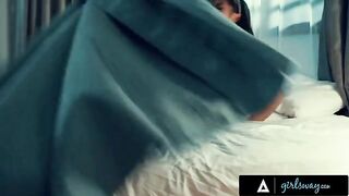 The nun’s passionate scissoring was so hot, it could be seen from afar