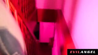 Hot Euro slut gets her holes filled in intense DAP