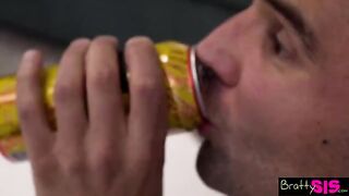 Mackenzie Moss agreed to be the stepbrother's sex-toy in this hot vid