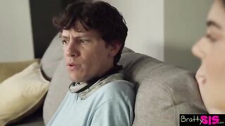 Petite babe Megan Marx gets fucked from behind by her stepbrother