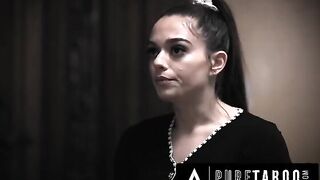 Cheerleader Sophia Burns gets fucked by her teacher's stepson in a taboo scene