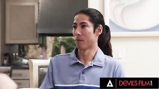 A horny guy cheats on his GF with the sexy stepsister Charly Summer