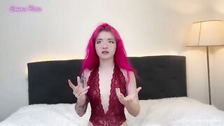A cute teen girl, possibly Emma Fiore, wants a threesome with you and your friend