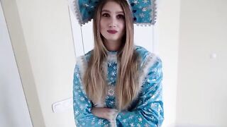 A surprise encounter with a Russian beauty, Purple Bitch, turns steamy