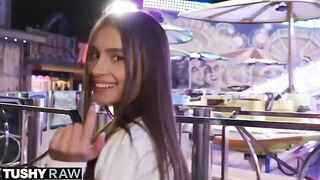TUSHYRAW Perfect petite Vanessa gets her ass stretched out in an intense session