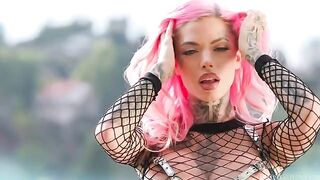 The blonde beauty Chantal Danielle is a true queen of BBC, showcasing her skills in an intense interracial scene