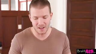 You are the best big stepbrother ever! Madi Collins raves to her Stepbro in a steamy scene