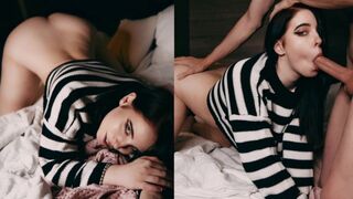 The beautiful student MollyRedWolf has no money, so she gets fucked