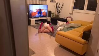 Girl caught her stepbrother watching porn and offered him to watch hers