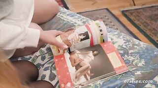 Two hot lesbians enjoy each other’s bodies inspired by the Kama Sutra