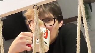 Cute girl Jenny fucks with her boyfriend Jim, he fucks her ass