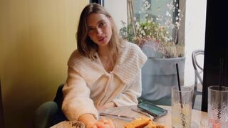 Romantic dinner turned into a hot and steamy intimate moment