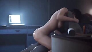 Ada Wong gets captured and fucked hard in this intense 3D animation