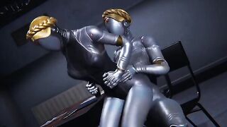 Ballerinas from Atomic Hearth get fucked by Futanari cock