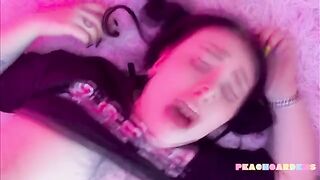 A girl with a hole that swallows cock without gagging