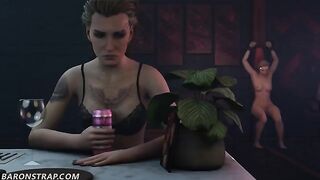 A Unique and Erotic BDSM Lovestory based on Cyberpunk 2077, enhanced with passionate pussy eating