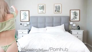 Blonde gets fucked on St. Patrick's Day in steamy Passion-HD scene