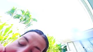 A prank of the rescuer's girlfriend, thanking him with a big dick