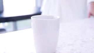 Passionate morning sex with a stunning redhead babe