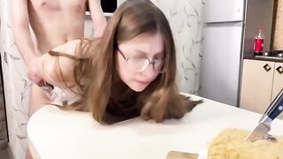 A therapy session turns into rough sex with my stepsister