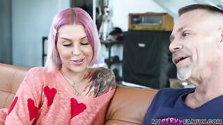 Stepdaughter wishes to feel her stepdad’s cock again